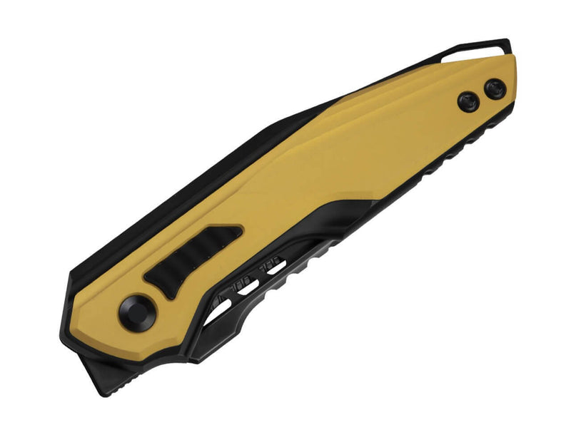 Kizer Zero S35VN Black Ti Yellow Aluminum