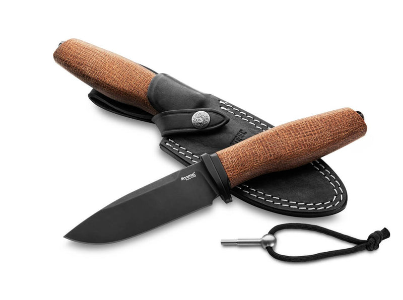 LionSteel ACHA Micarta Natural PVD