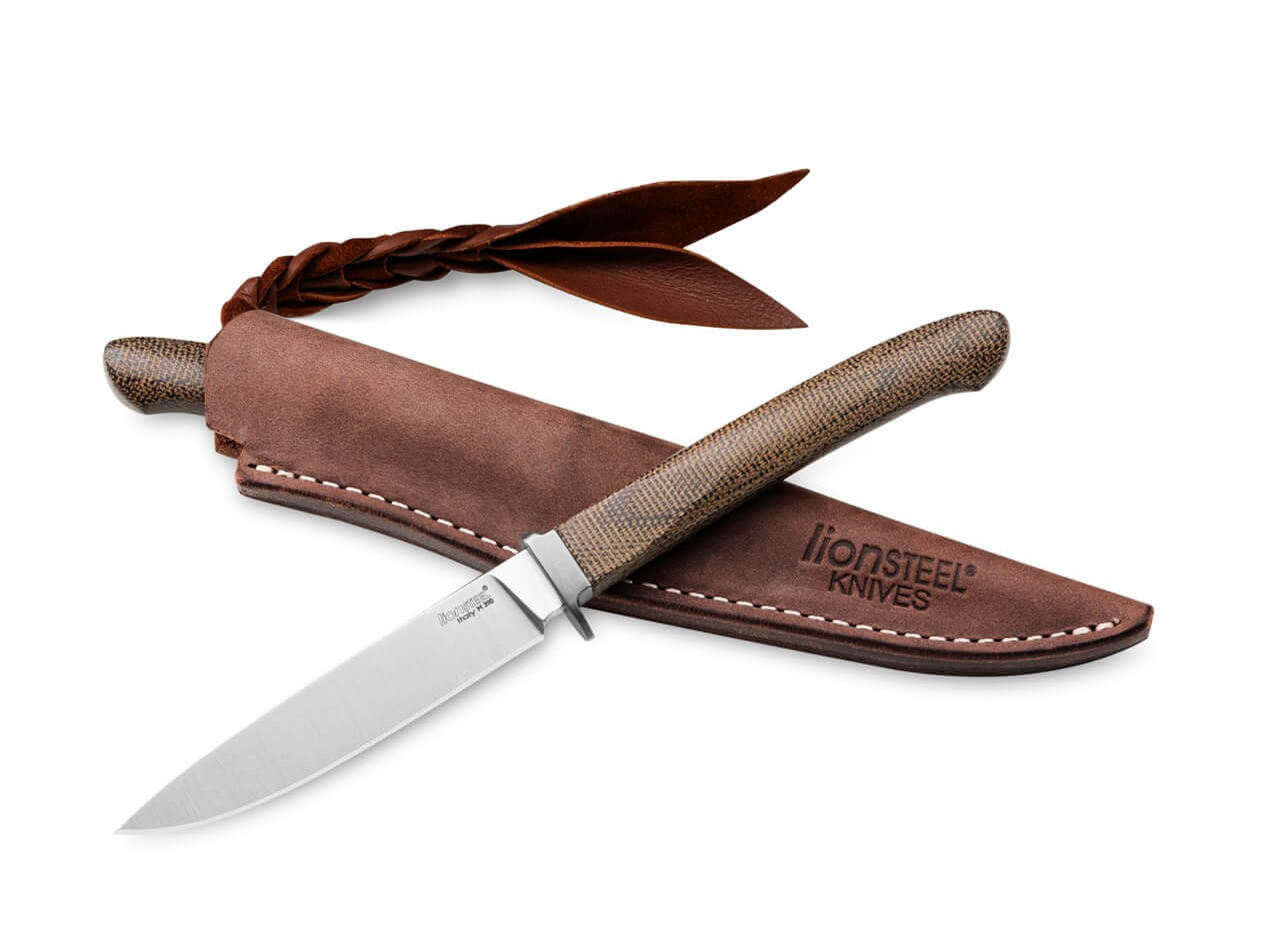 LionSteel Ago Micarta Green