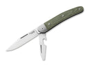 LionSteel Jack Two Micarta Green