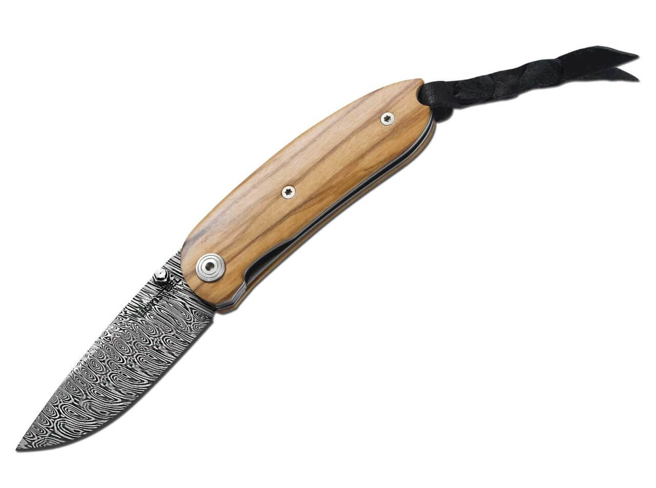 LionSteel Mini Damast Olive