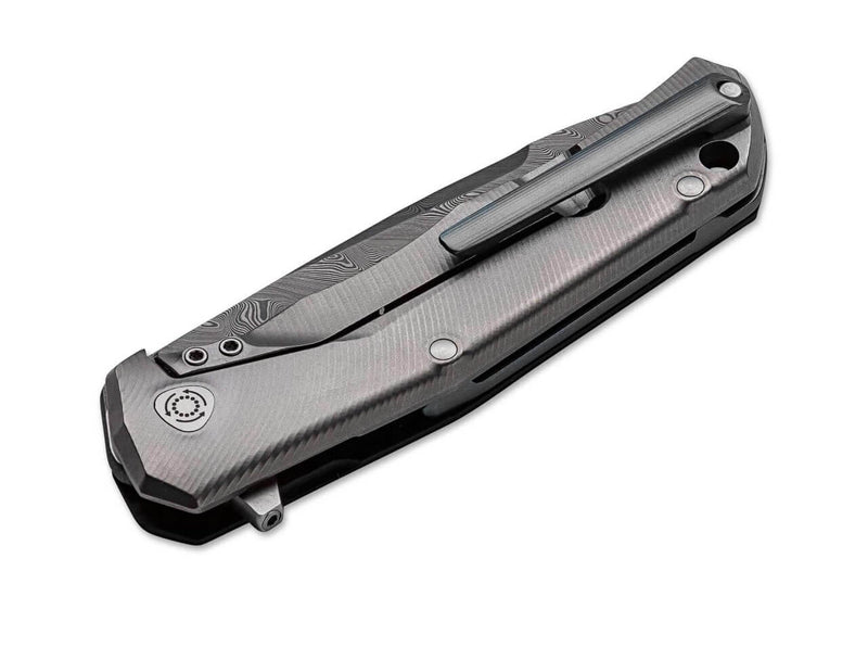 LionSteel T.R.E. Damascus Raindrop Carbon