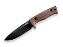 LionSteel T5 Micarta Natural Black Blade