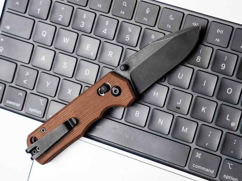 Magnum Rockstub Brown Micarta