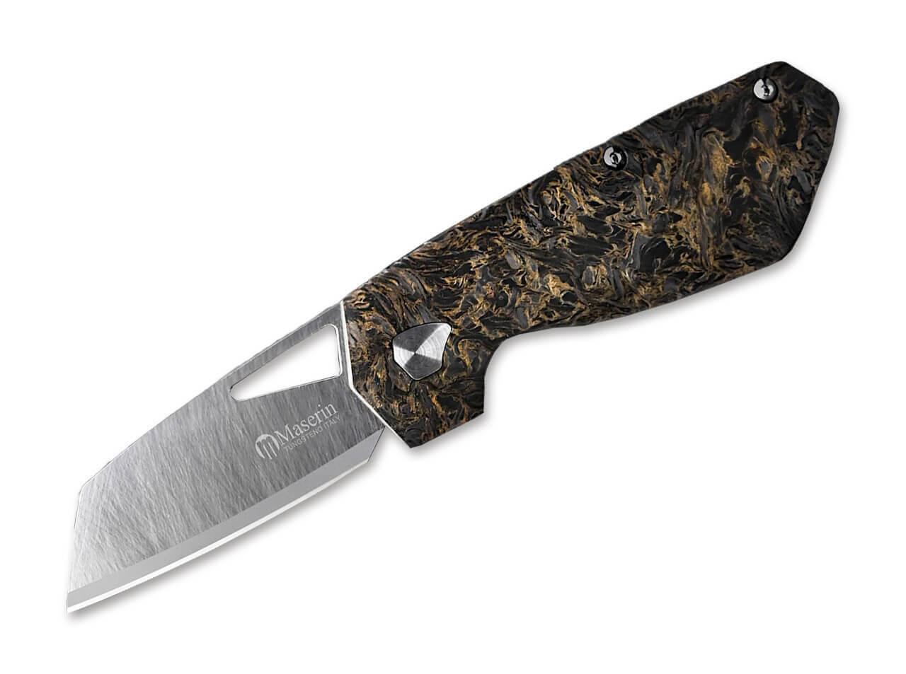 373 Knife Tungsten CF Green