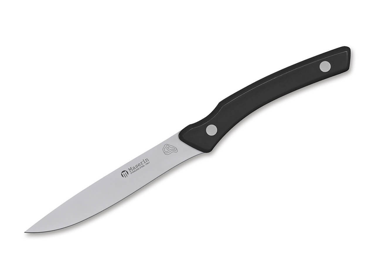 Maserin Steak Knives Set Micarta Black
