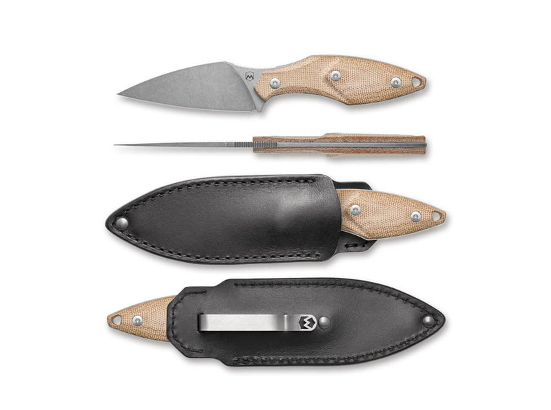 Mercury Hawky M390 Natural Micarta