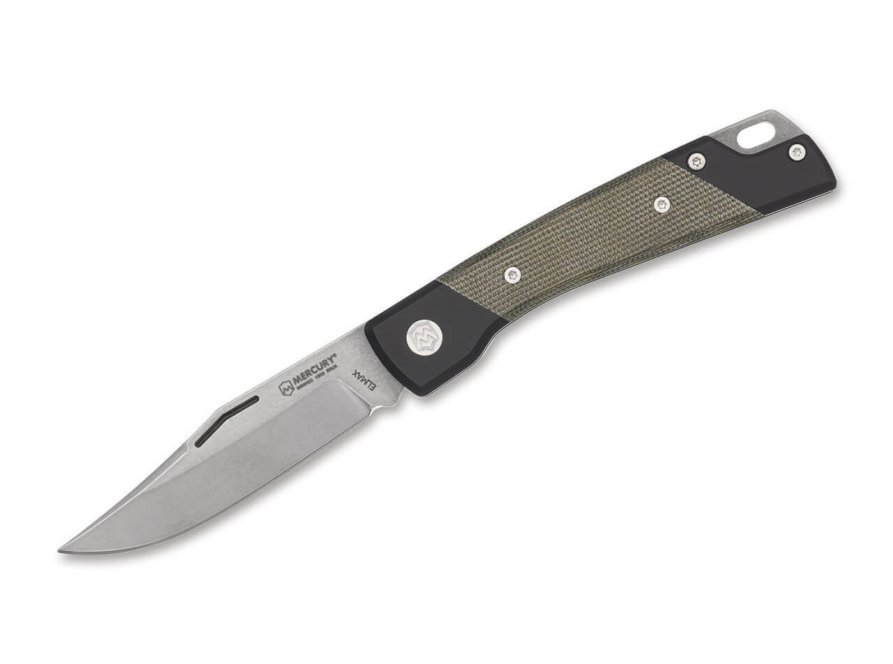 Luc Aluminum Canvas Micarta Green