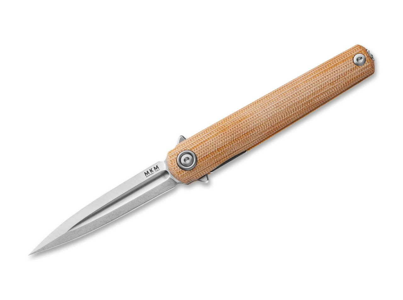 MKM Flame Light Dagger Micarta Natural