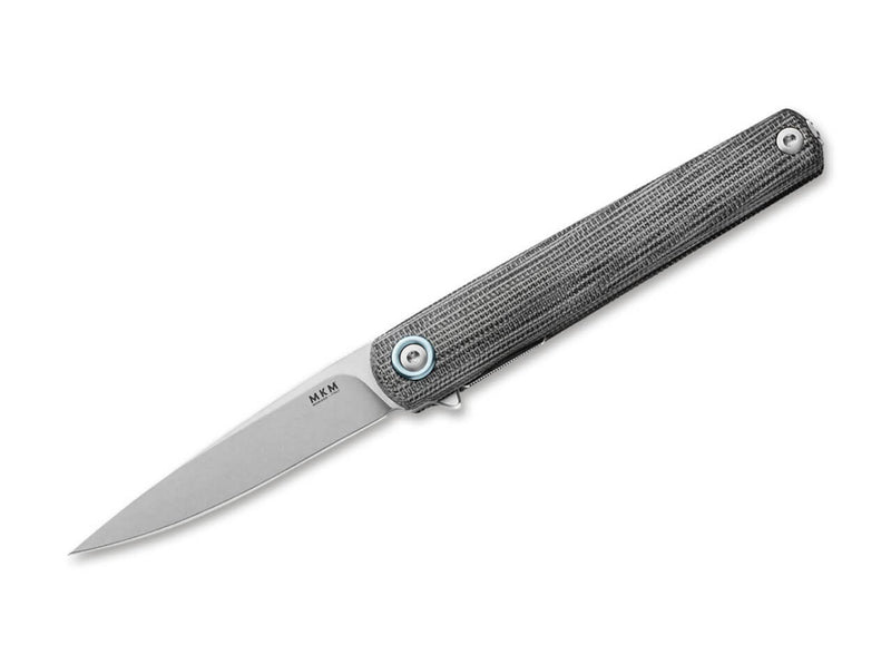 MKM Flame Light Drop Point Micarta Black