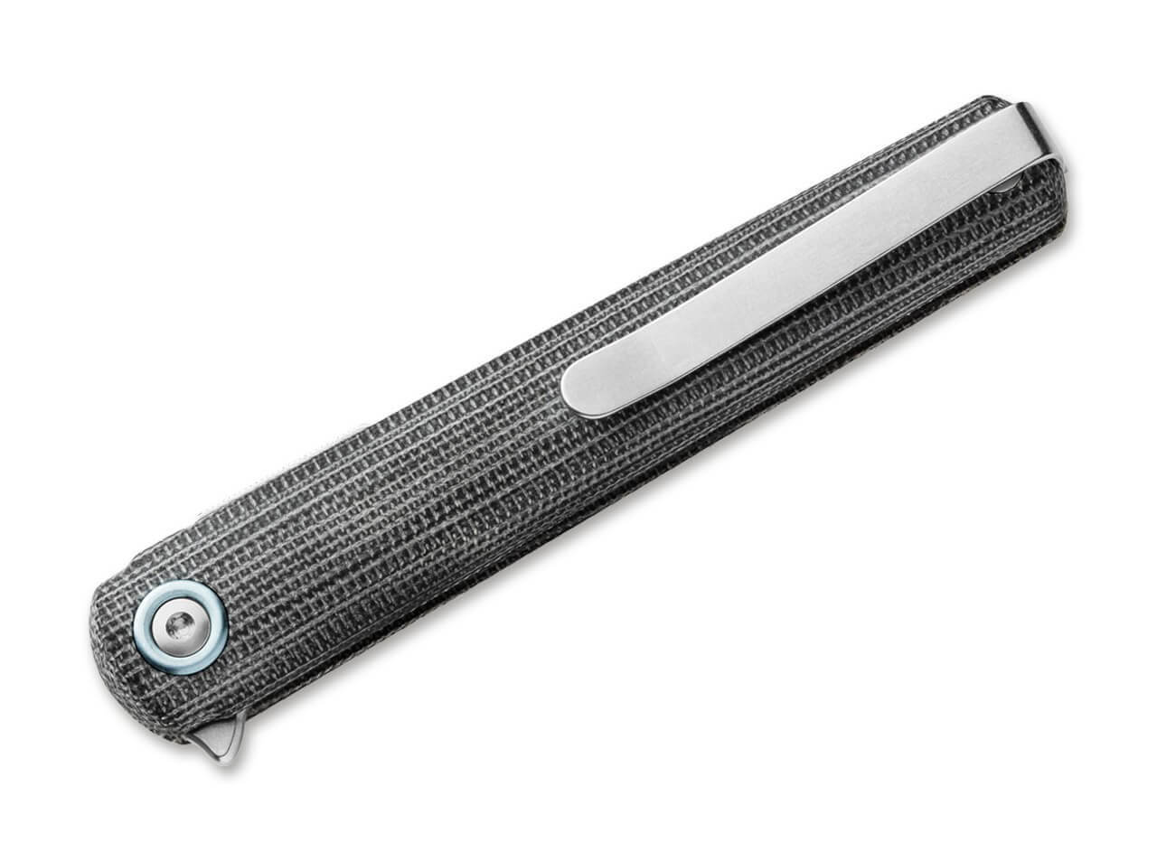 MKM Flame Light Drop Point Micarta Black