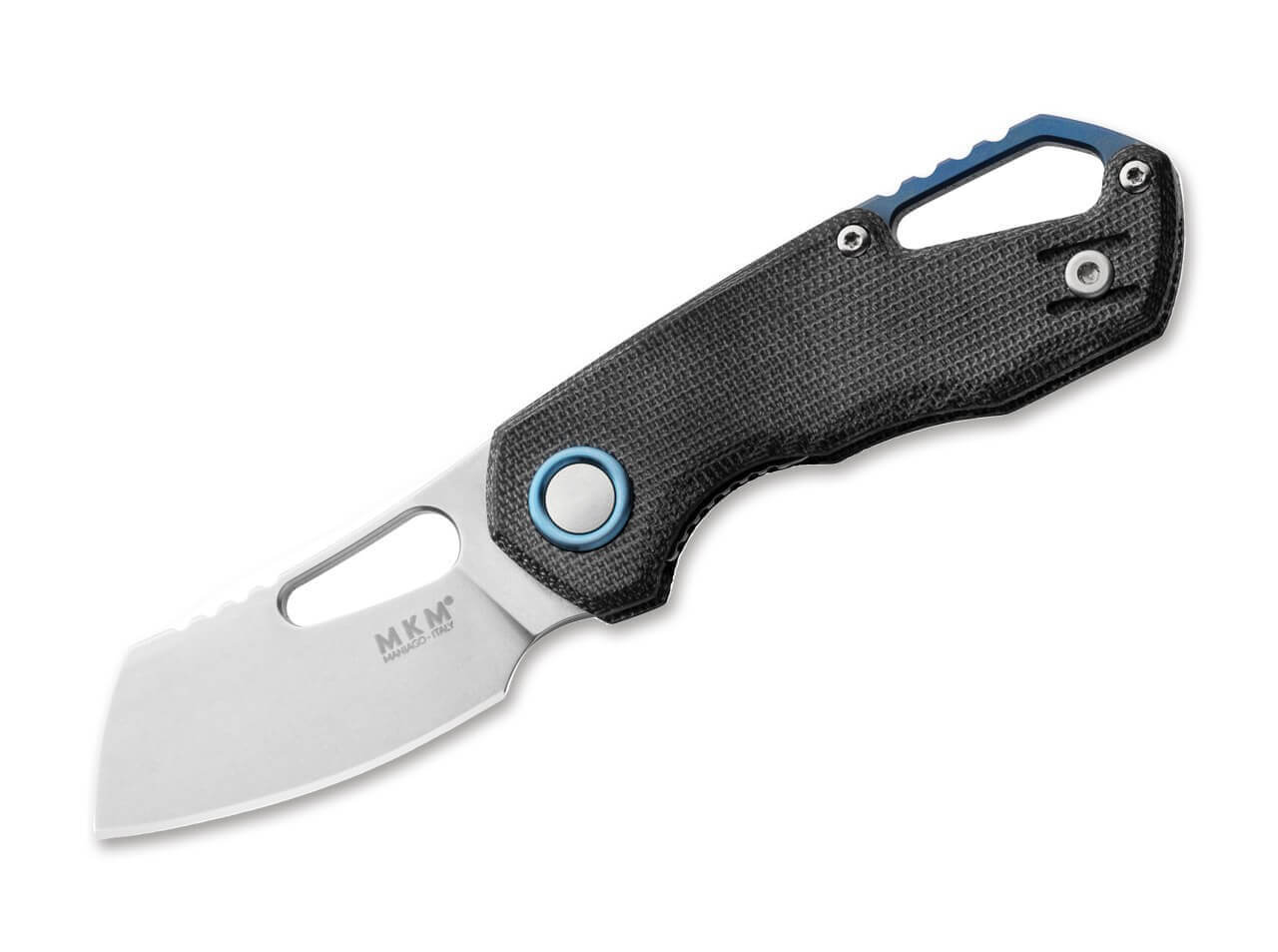 MKM Isonzo M390 Cleaver Micarta Black