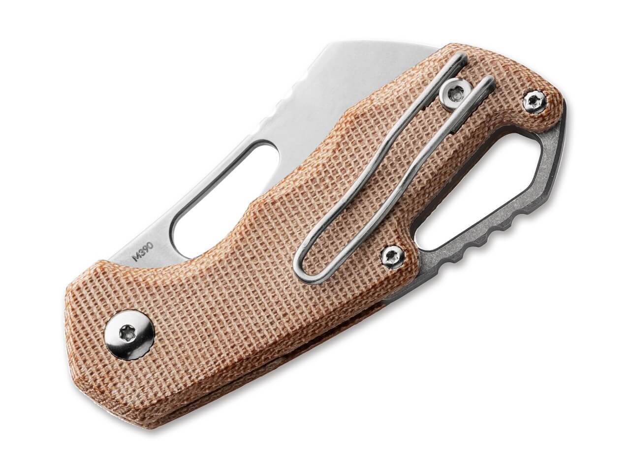 MKM Isonzo M390 Cleaver Micarta Natural