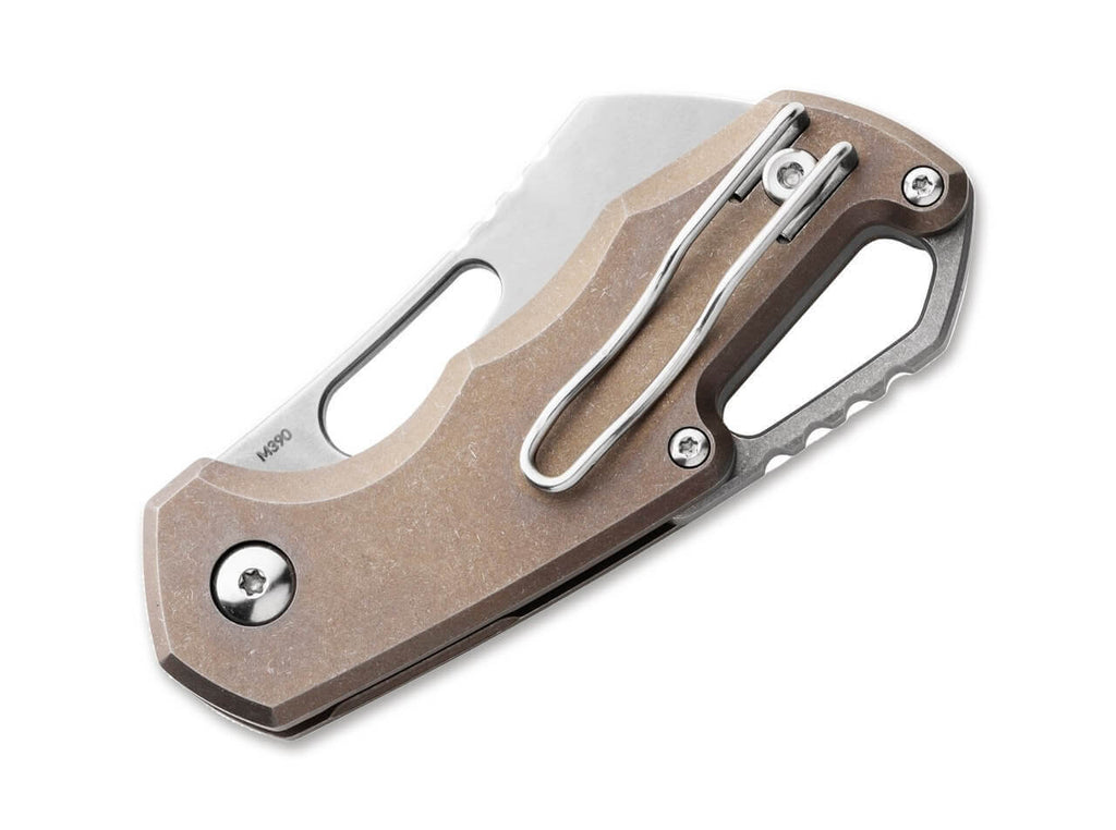 Isonzo M390 Cleaver Titanium Bronze