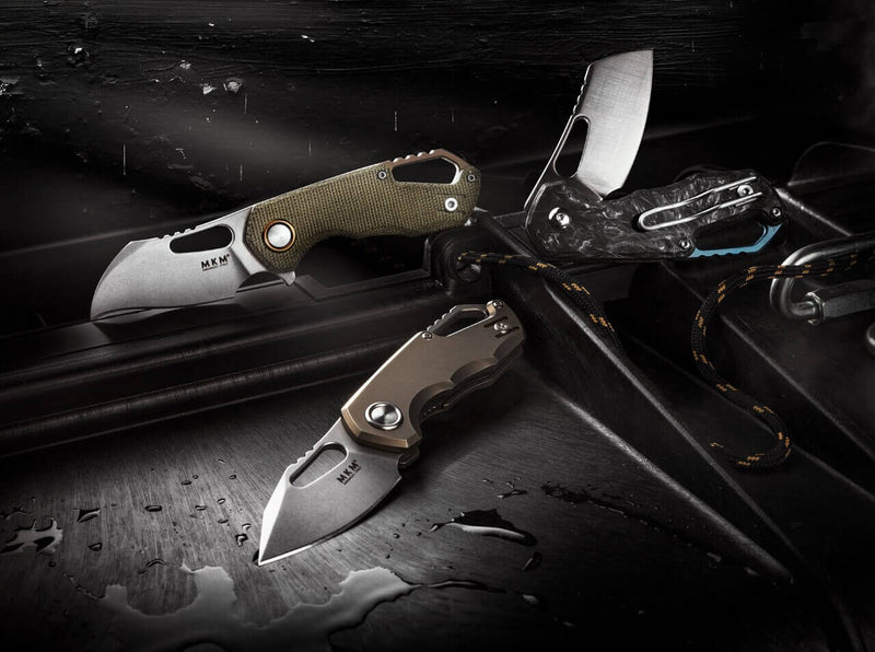 MKM Isonzo M390 Clippoint Micarta Green