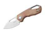 Isonzo M390 Clippoint Micarta Natural