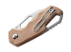 Isonzo M390 Clippoint Micarta Natural