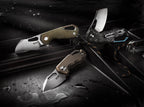 Isonzo M390 Clippoint Micarta Natural