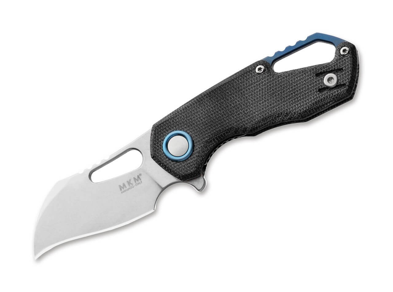 MKM Isonzo M390 Hawkbill Micarta Black