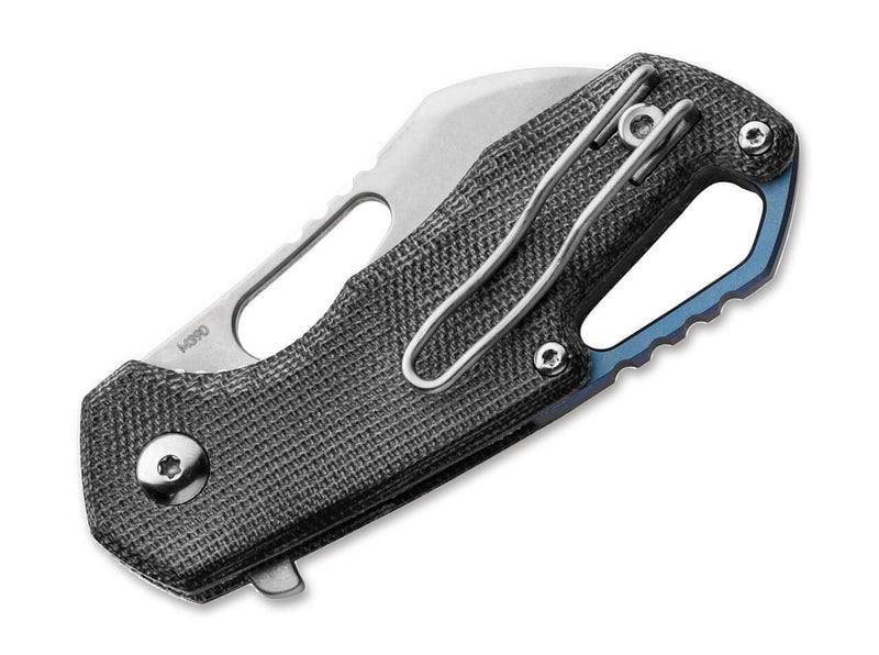 MKM Isonzo M390 Hawkbill Micarta Black