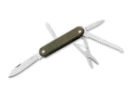 Malga 5 MagnaCut Micarta Green