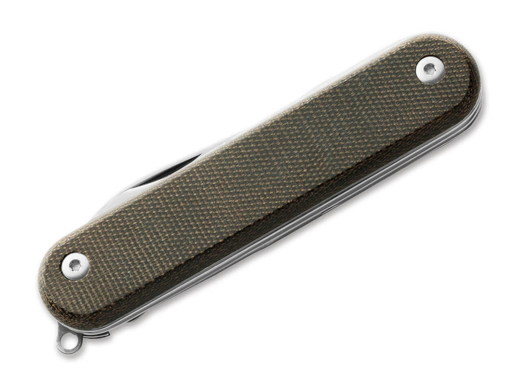 Malga 5 MagnaCut Micarta Green
