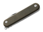 Malga 5 MagnaCut Micarta Green
