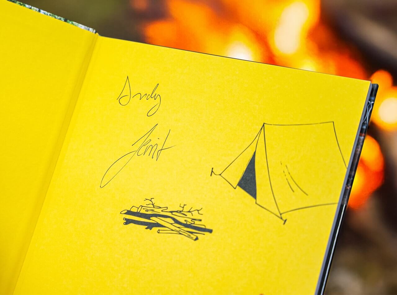 Outdoor Kochen - handsigniert