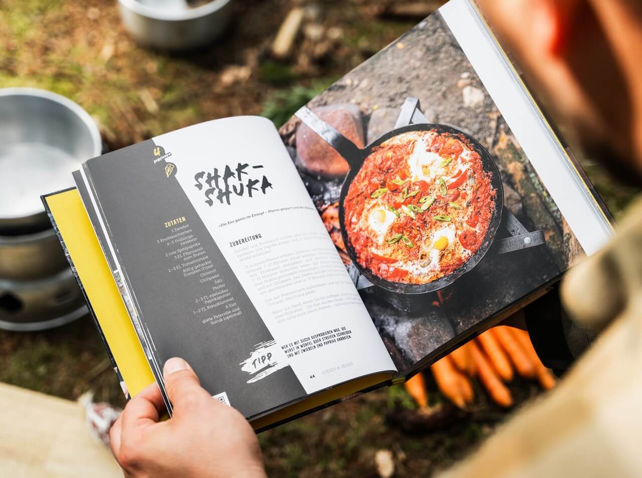 Outdoor Kochen - handsigniert