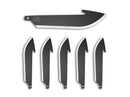 Outdoor Edge 2.2" Drop Point Replacement Blades 6-Pack Black Oxide