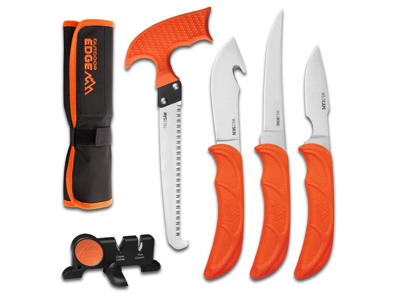 Outdoor Edge WildPak 5 Piece Roll Pack Knife Kit