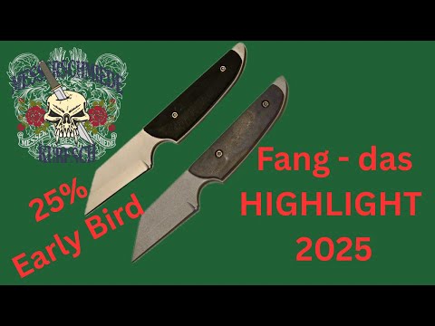 Dieses EDC-Messer hat’s in sich – Das „Fang“ ist klein, aber brutal effektiv! -Von Kubesch-