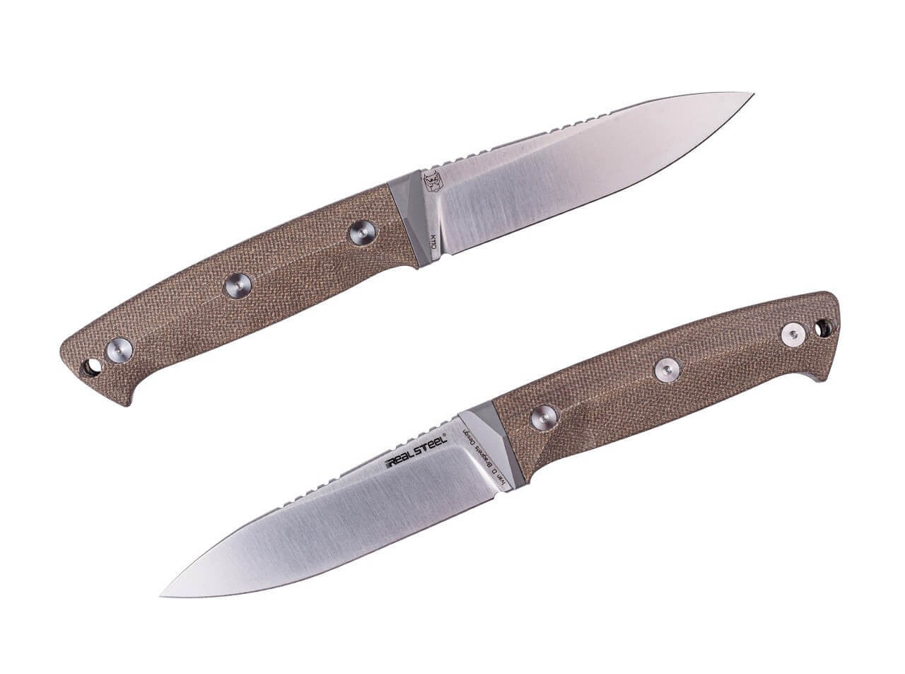 Real Steel Black Thorn K110 Natural Micarta