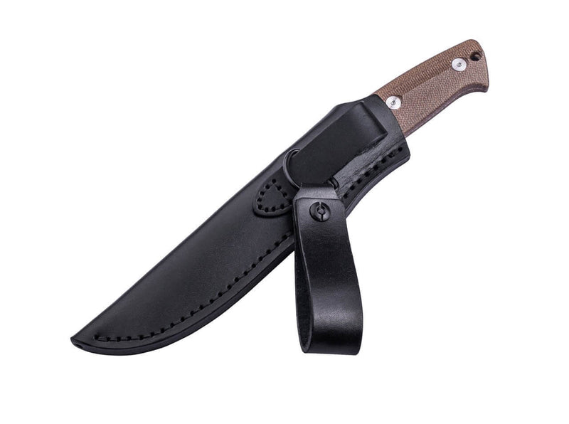 Real Steel Black Thorn K110 Natural Micarta