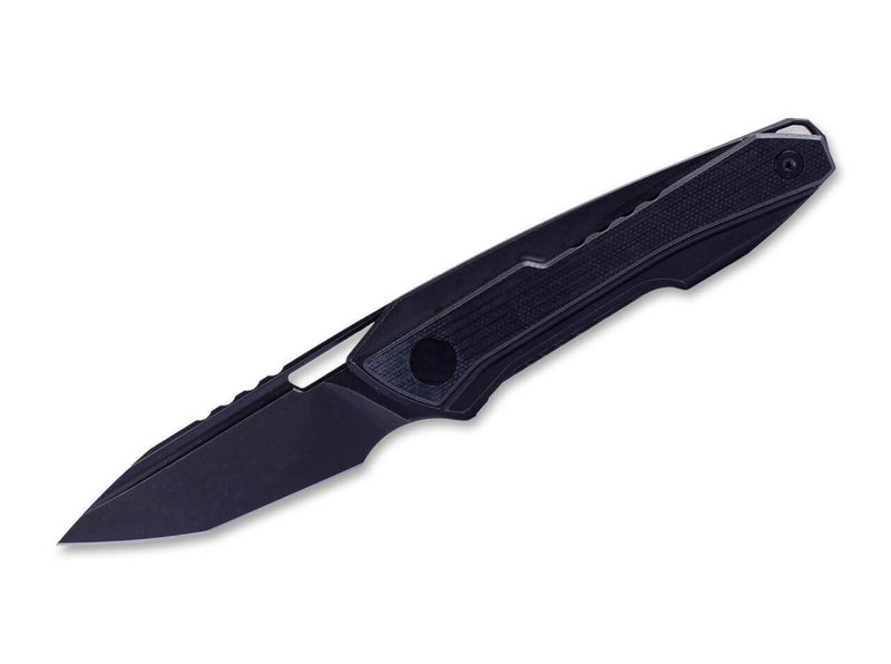 Real Steel Bullet Frame Lock Titanium G10 All Black