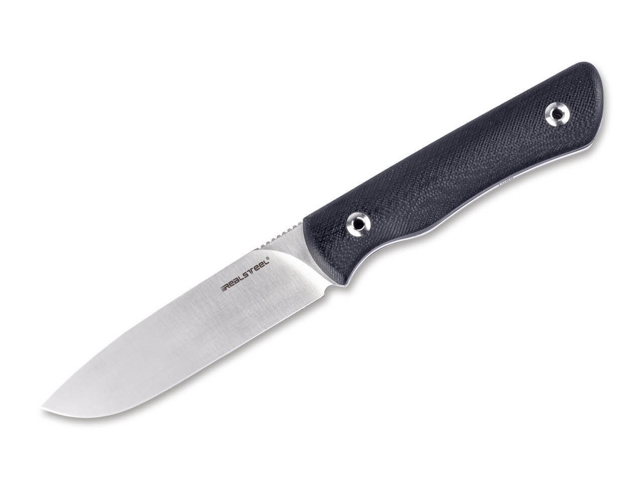 Real Steel Bushcraft Plus II 14C28N Black G10 FFG
