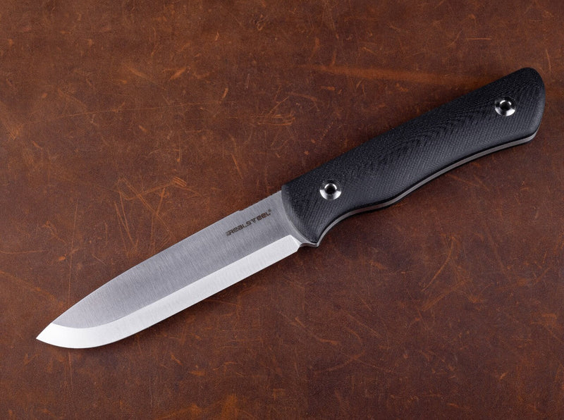 Real Steel Bushcraft Plus II 14C28N Black G10 Scandi