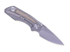 Delta Frame Lock TC4 Micarta Green