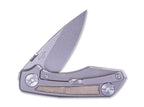 Delta Frame Lock TC4 Micarta Green