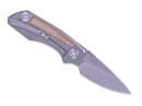 Real Steel Delta Frame Lock TC4 Micarta Natural