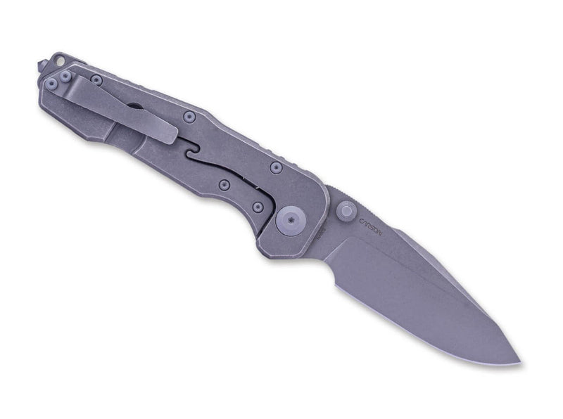 Real Steel Evolution Titanium Grey Droppoint SW