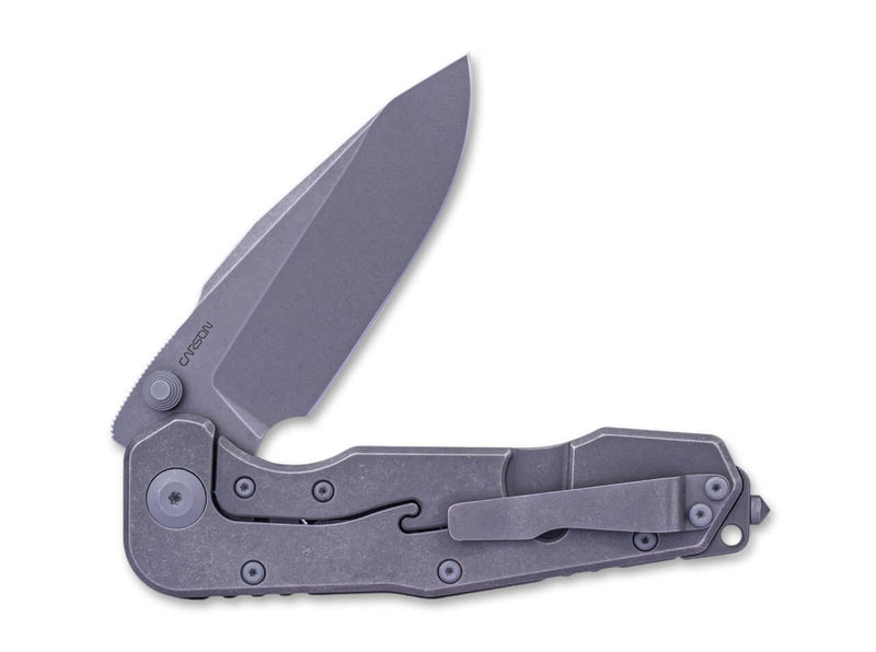 Real Steel Evolution Titanium Grey Droppoint SW