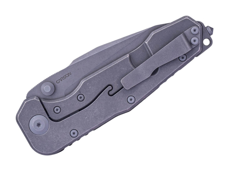 Real Steel Evolution Titanium Grey Droppoint SW