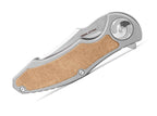 Exorcist S35VN Ti Natural Micarta One Scale