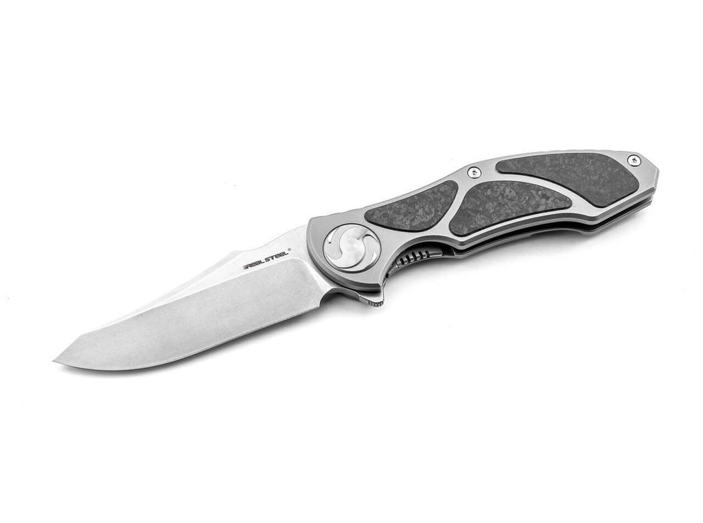 Exorcist S35VN Ti Shred CF Three Scales
