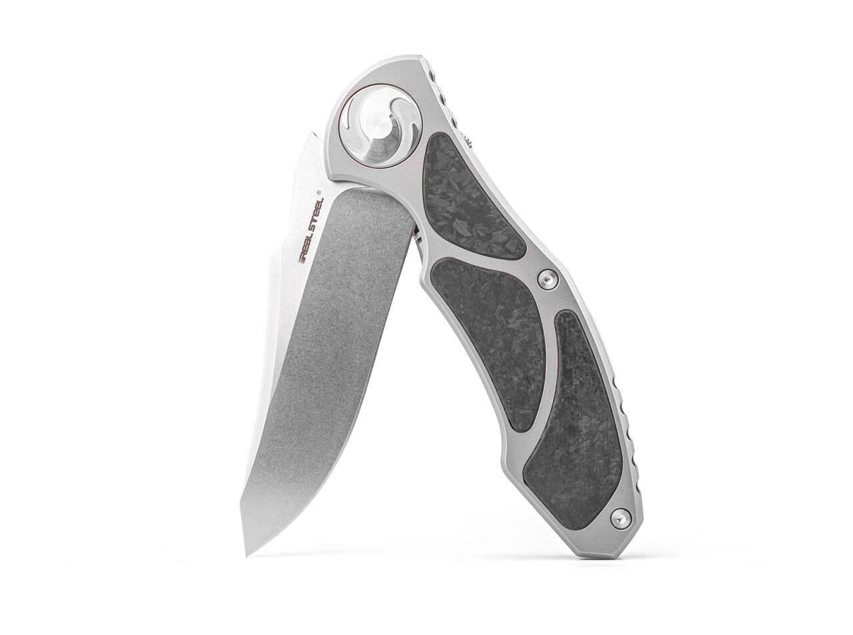 Exorcist S35VN Ti Shred CF Three Scales