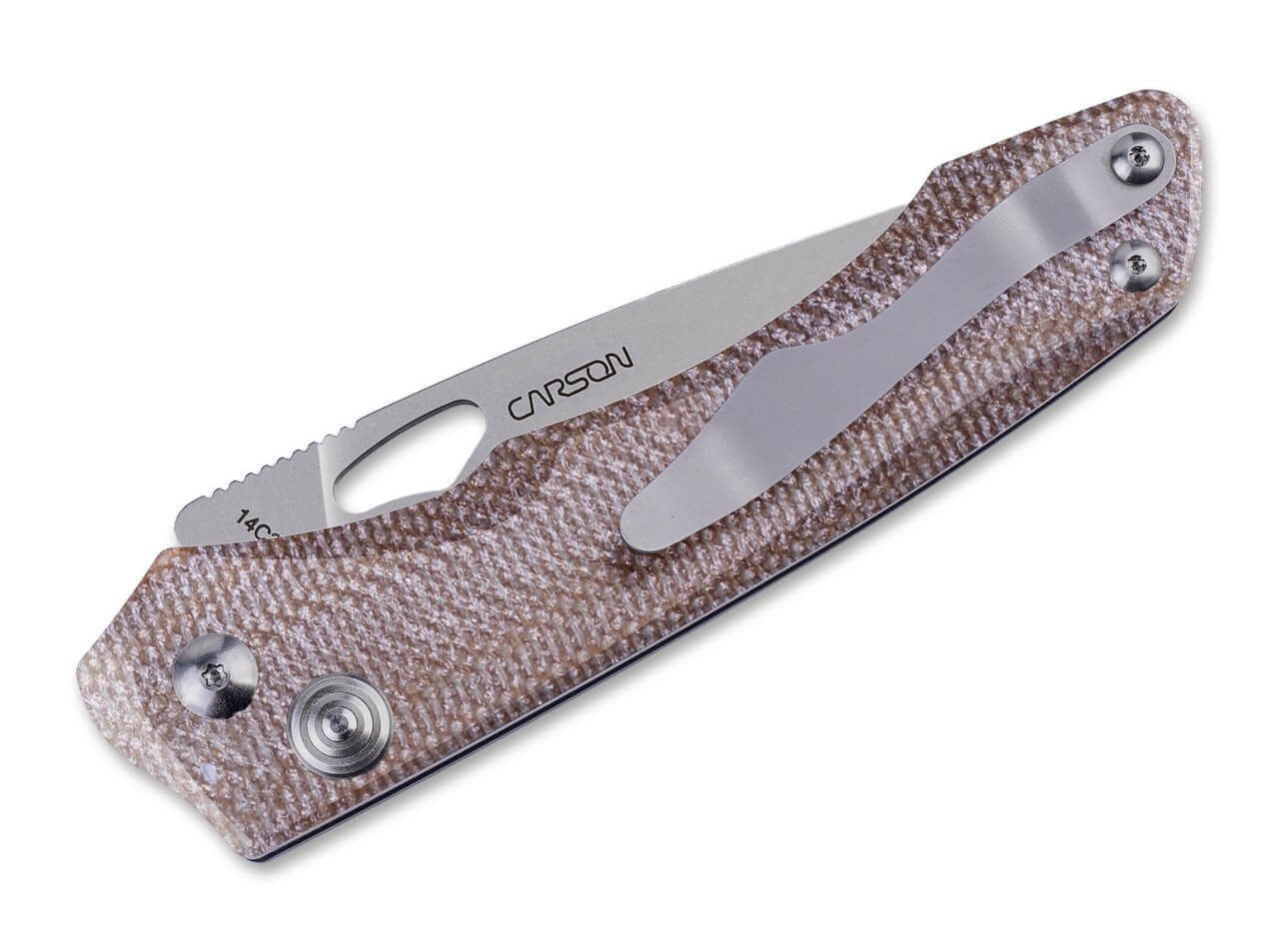 Real Steel Griffin Pro Micarta Natural Stonewash
