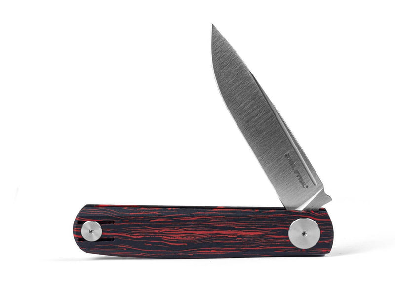 Real Steel Gslip Compact Damascus G10 Ocean Red