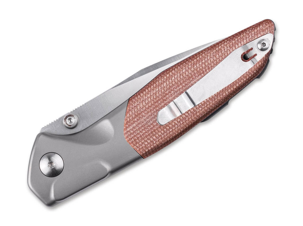 Real Steel Hoeft Ti Micarta Natural