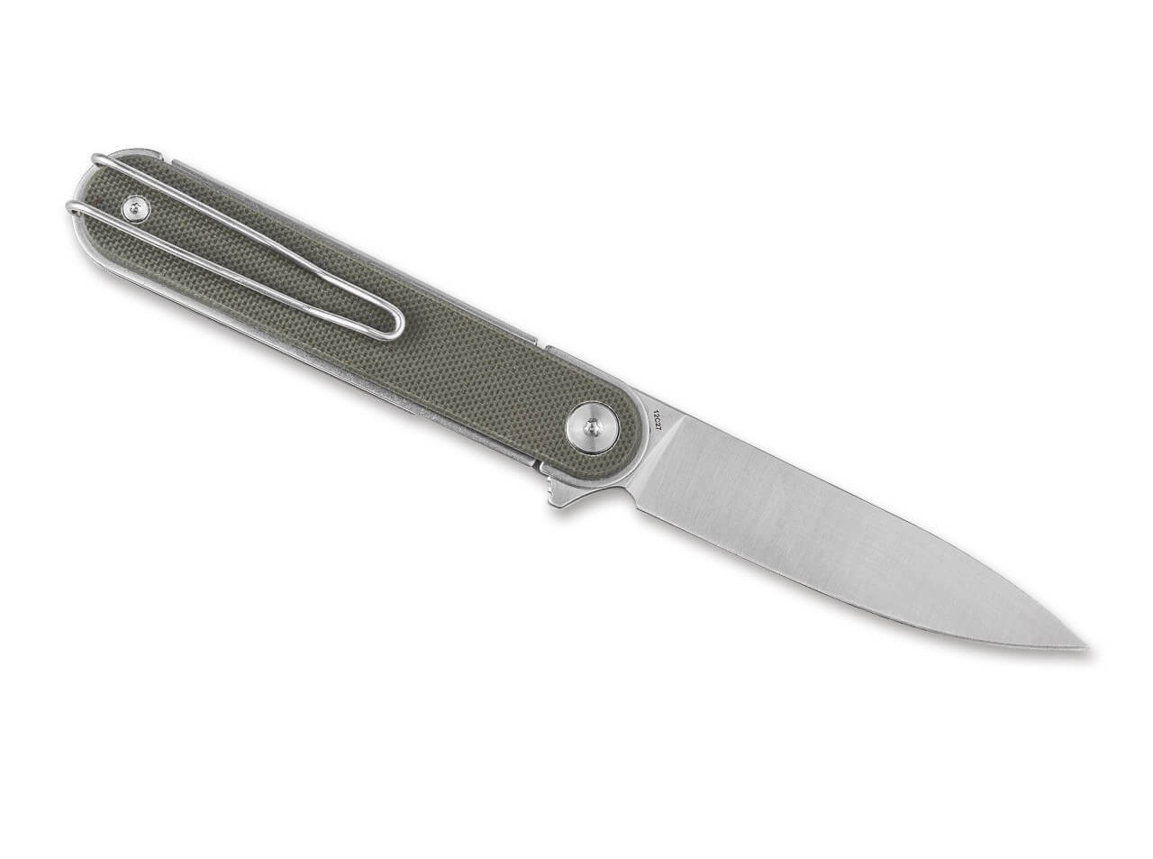 Real Steel Iris Flipper G10 OD Green